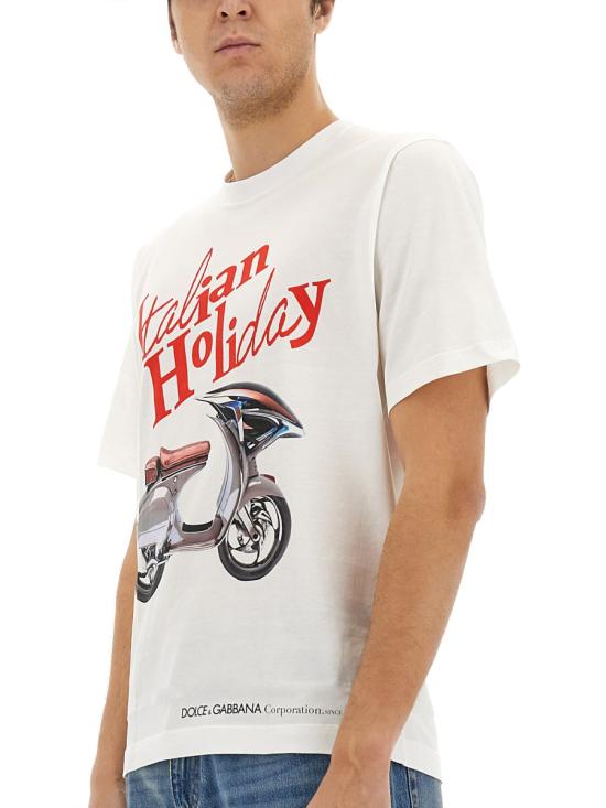 25SS 돌체앤가바나 반팔 티셔츠 G8PN9T G7O4SW0800 WHITE - DOLCE & GABBANA