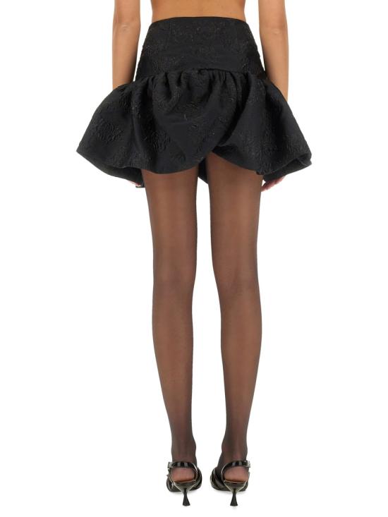 26SS 로테이트 바이 크리스텐슨 미디 스커트 113602100 BCR11781100 BLACK - ROTATE BY BIRGERCHRISTENSEN