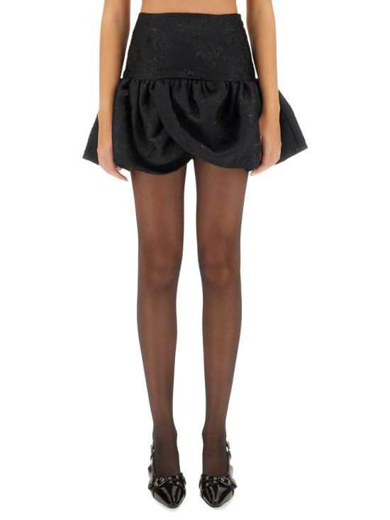 26SS 로테이트 바이 크리스텐슨 미디 스커트 113602100 BCR11781100 BLACK