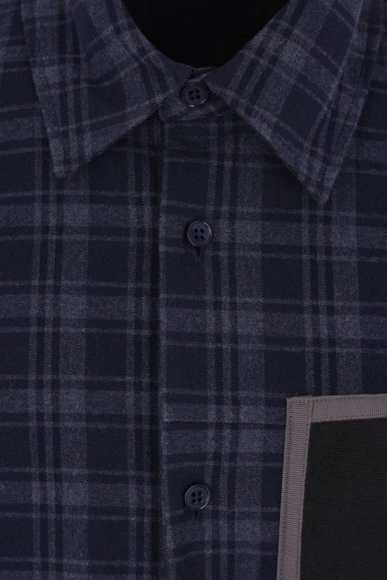 25FW 마틴로즈 긴팔 셔츠 477WS32527BLU BLUE NAVY CHECK - MARTINE ROSE