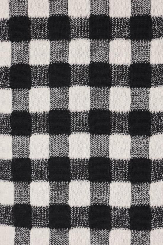 25FW 꼼데가르송 스웨터 GPN009W251BLACKOFFWHITE BLACK OFF WHITE - COMME DES GARCONS