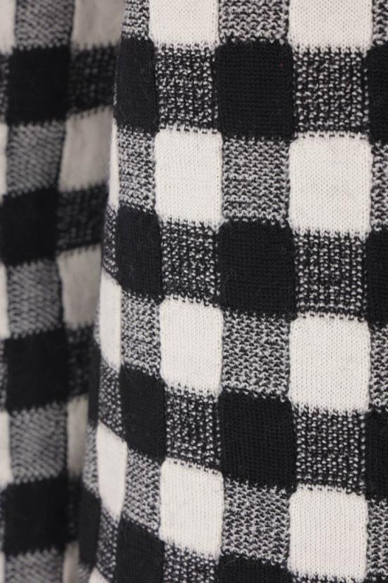 25FW 꼼데가르송 스웨터 GPN009W251BLACKOFFWHITE BLACK OFF WHITE - COMME DES GARCONS