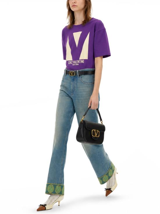 26FW 발렌티노 가라바니 반팔 티셔츠 6B3MG24H95W R1B PURPLE - VALENTINO GARAVANI