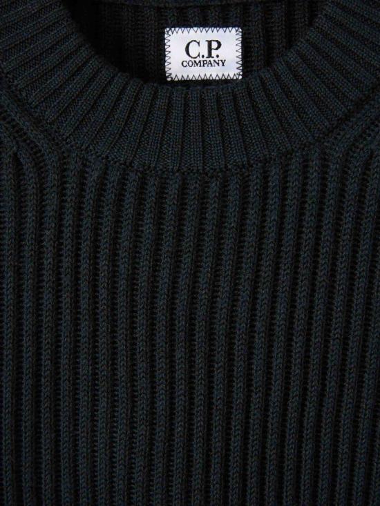 25FW 씨피 컴퍼니 스웨터 19CMKN219A006595A 699JET SET JUNGLE GREEN - C.P. COMPANY