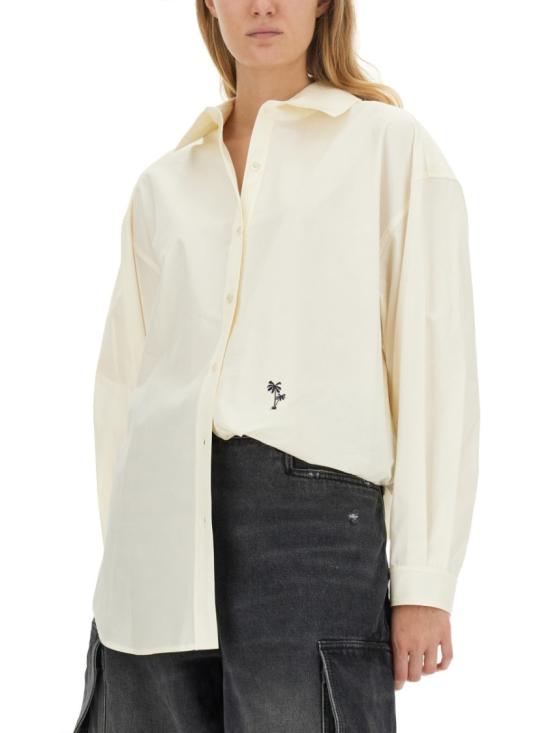  팜앤젤스 셔츠 PWGE004 F23FAB0010410 Neutrals - PALM ANGELS