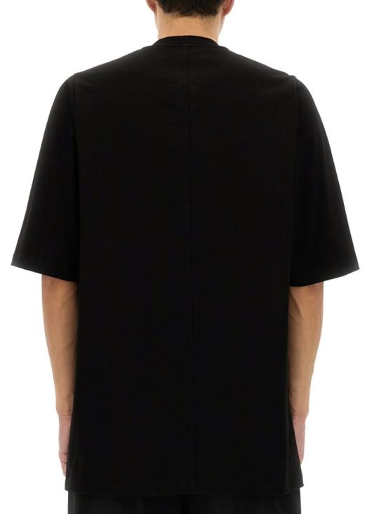  릭 오웬스 반팔 티셔츠 RU01E5249 BA09 Black - RICK OWENS