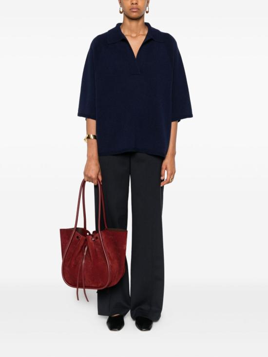 25FW 엠포리오 아르마니 폴로 티셔츠 EW003197 AF20114UB115 Blue - EMPORIO ARMANI