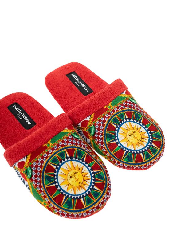  돌체앤가바나 뮬/슬리퍼 TCF001TCAARUC034 Red - DOLCE & GABBANA