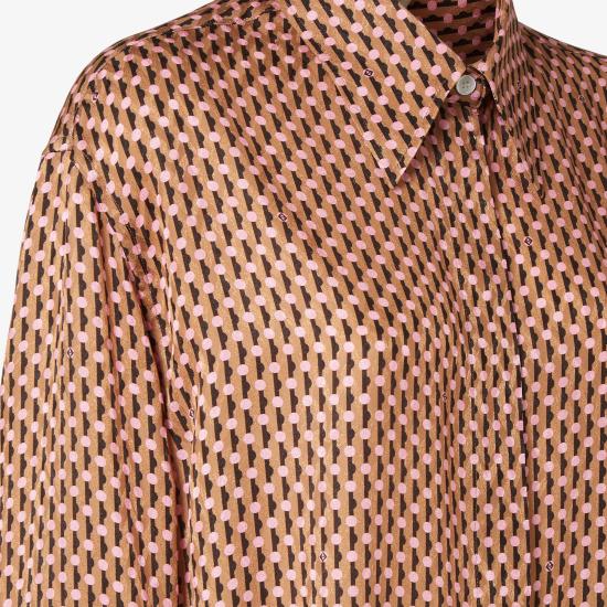 25FW 펜디 블라우스 FS8293AVJ2F1TRM Brown - FENDI