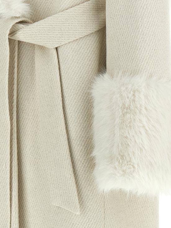 25FW 트윈셋 트렌치 코트 252TT204012968 White - TWINSET