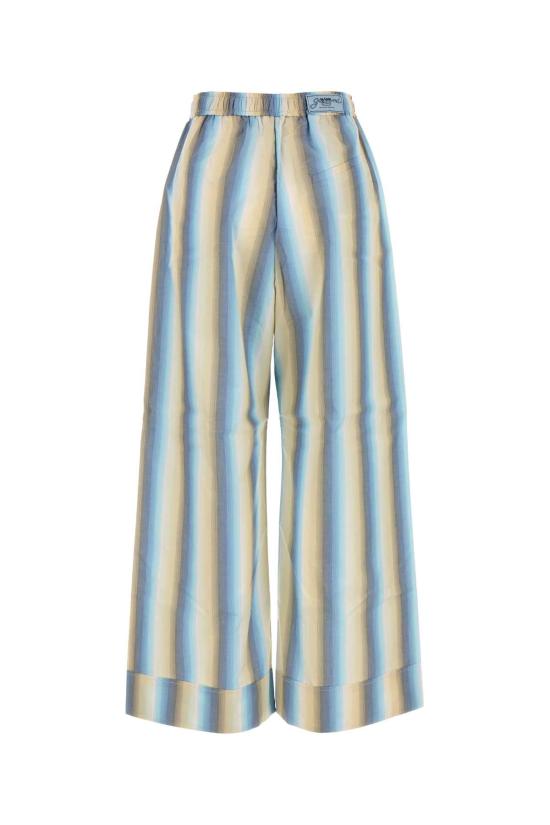 25FW 가니 스트레이트 팬츠 W0650 999 Stripped - GANNI