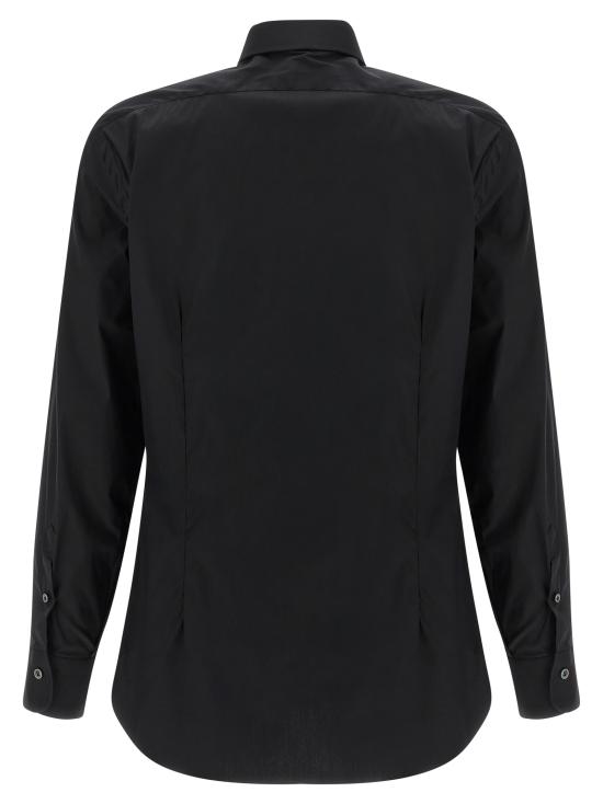 25FW 발바 긴팔 셔츠 I1U12P01PZ2708U0001 Black - BARBA