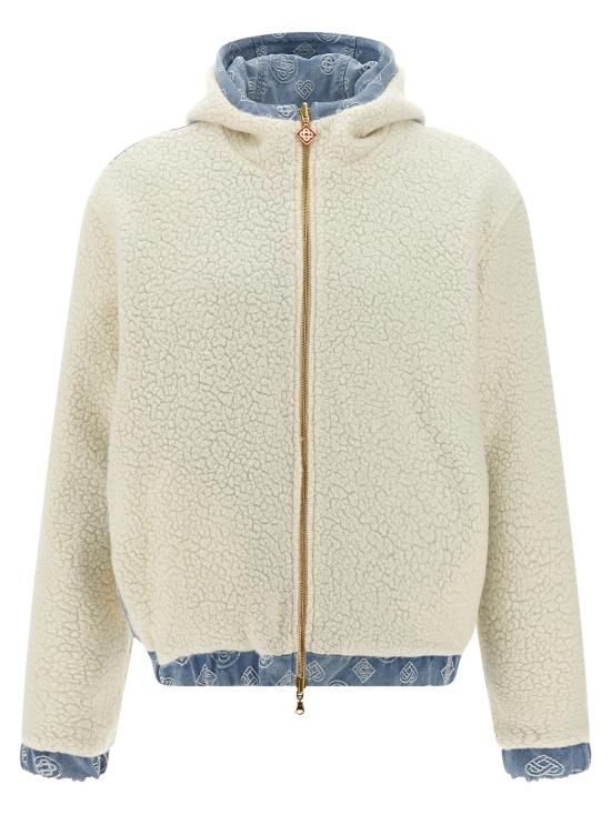 25FW 카사블랑카 자켓 MAW25JTP42901BLEACHEDMONOGRAMDENI Multicolor - CASABLANCA