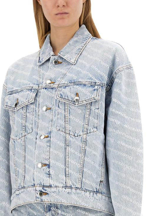  알렉산더 왕 데님 자켓 4DC2202756 270 Blue - ALEXANDER WANG