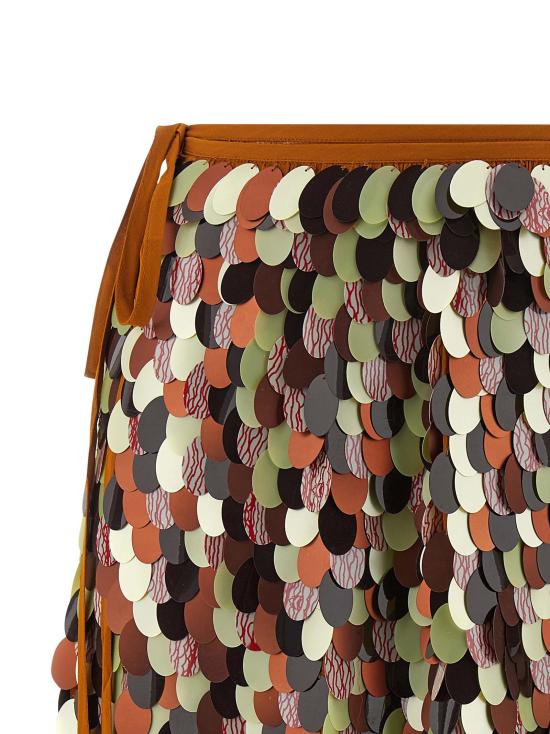 25FW 드리스 반 노튼 롱 스커트 2520106022317701 Multicolor - DRIES VAN NOTEN