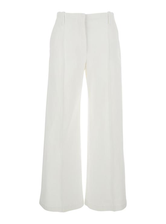 25FW 브루넬로 쿠치넬리 스트레이트 팬츠 MH137P4013C600 White