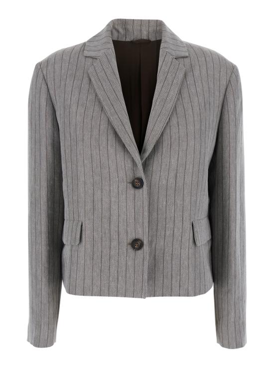 25FW 브루넬로 쿠치넬리 수트 자켓 MG5207400PC241 Grey