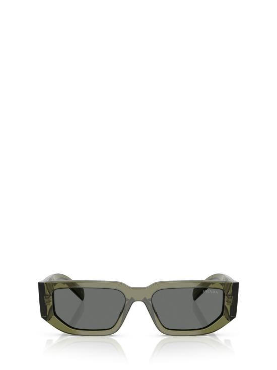 26FW 프라다 선글라스 PR 09ZS 25A40L TRANSPARENT MILITARY GREEN