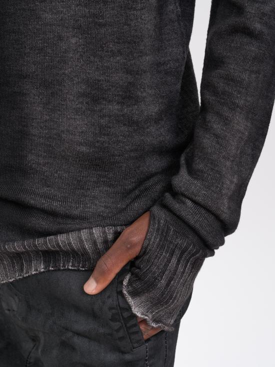 25FW 엠디75 스웨터 MMD12112BROWNBLACK Black - MD75