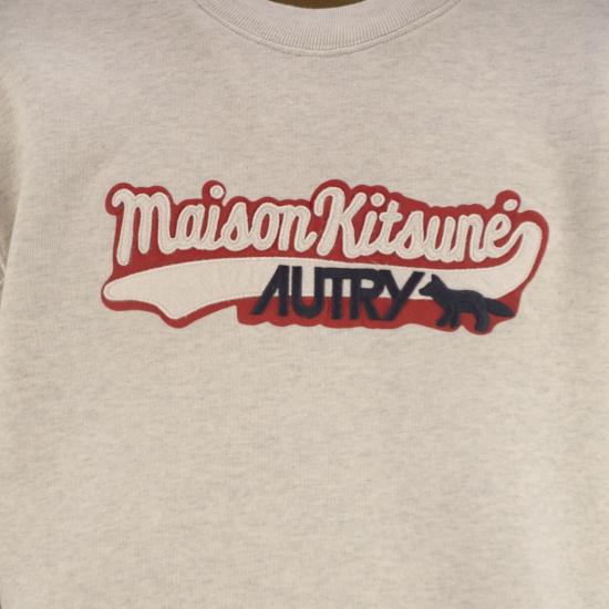 25FW 오트리 X 메종키츠네 스웨터 SWPX LIGHT GREY - AUTRY X MAISON KITSUNE