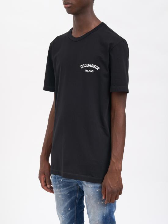 25FW 디스퀘어드2 반팔 티셔츠 MS74GD1477D20020962X Black - DSQUARED2