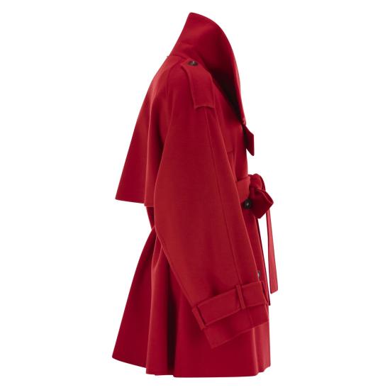 25FW 스포트막스 YOLE 울코트 2522016063600 RED - SPORTMAX