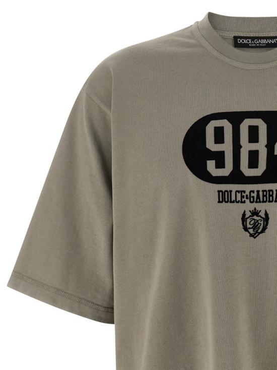 25FW 돌체앤가바나 반팔 티셔츠 G8PB8TG7M3MN0634 GRAY - DOLCE & GABBANA