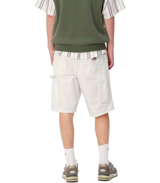  칼하트 WIP 싱글 니 쇼츠 I031504 35002 30 White - CARHARTT WIP