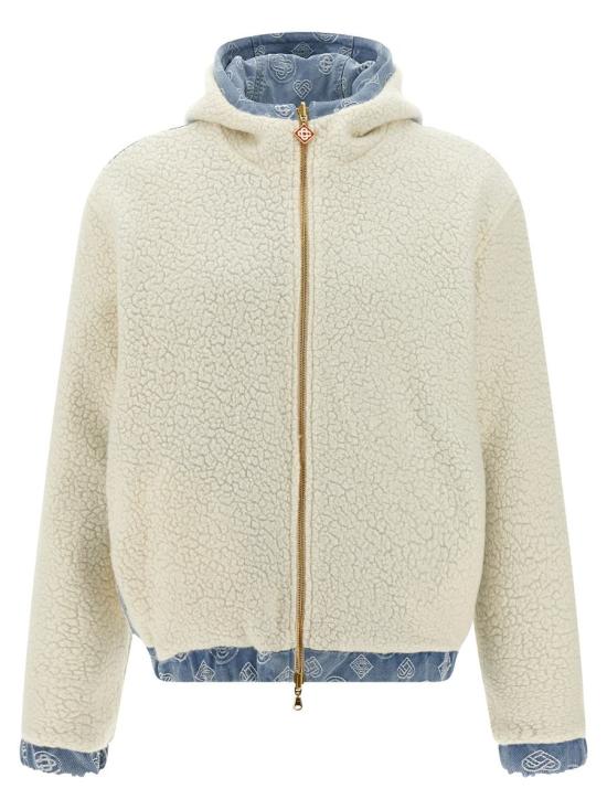 25FW 카사블랑카 자켓 MAW25JTP42901BLEACHEDMONOGRAMDENI MULTICOLOR - CASABLANCA