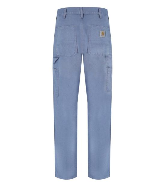  칼하트 WIP 디어본 캔버스 싱글 니 팬츠 I031497 1YD3K 32 30 Light Blue - CARHARTT WIP