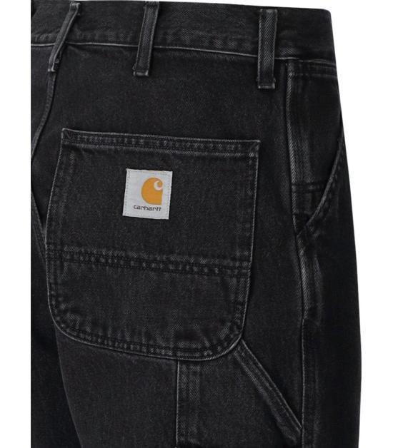 25FW 칼하트 WIP 스미스 데님 싱글 니 팬츠 I032024 890632 30 Black - CARHARTT WIP