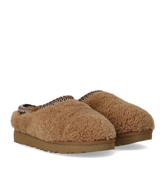  어그 맥시 컬리 타스만 슬리퍼 1158356 CHE 36 Brown - UGG