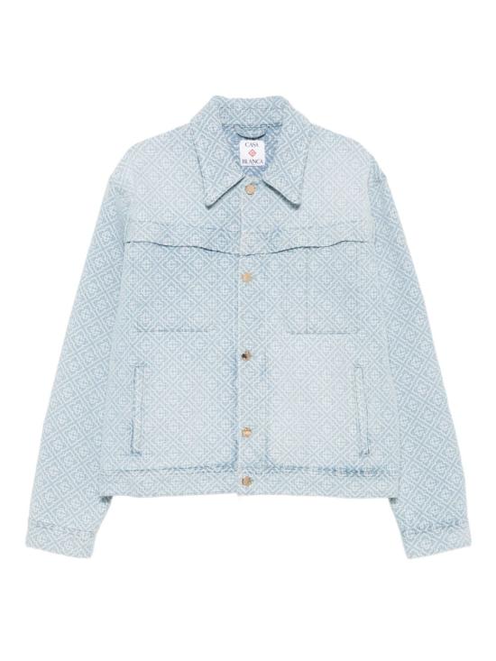 25FW 카사블랑카 수트 자켓 MPF25JK401 02BLUE Blue