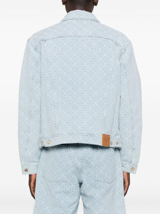 25FW 카사블랑카 수트 자켓 MPF25JK401 02BLUE Blue - CASABLANCA