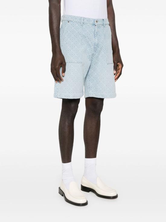 25FW 카사블랑카 숏팬츠 MPF25TR332 01NAVY Blue - CASABLANCA