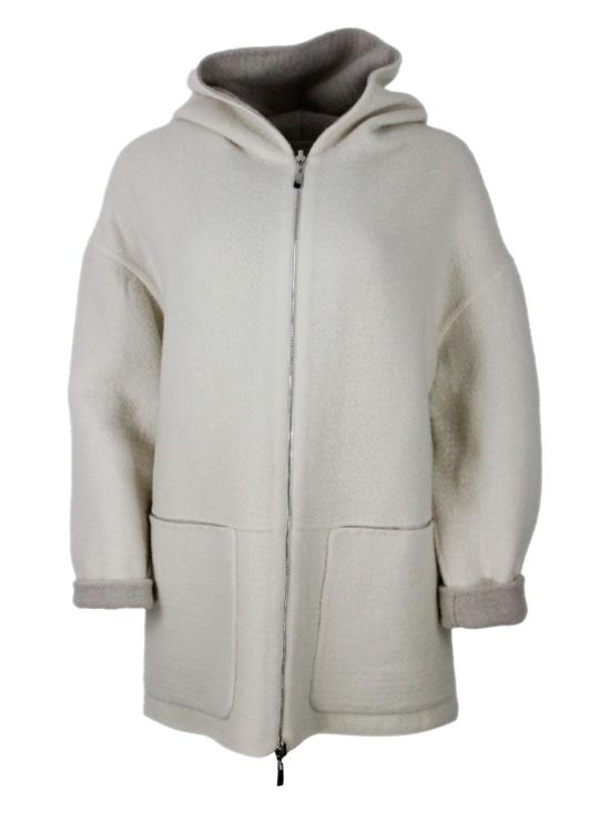 25FW 말로 코트 DR6109TOU07 EN077 Panna grigio