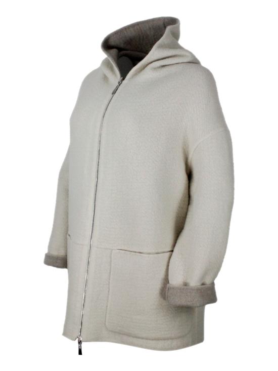 25FW 말로 코트 DR6109TOU07 EN077 Panna grigio - MALO