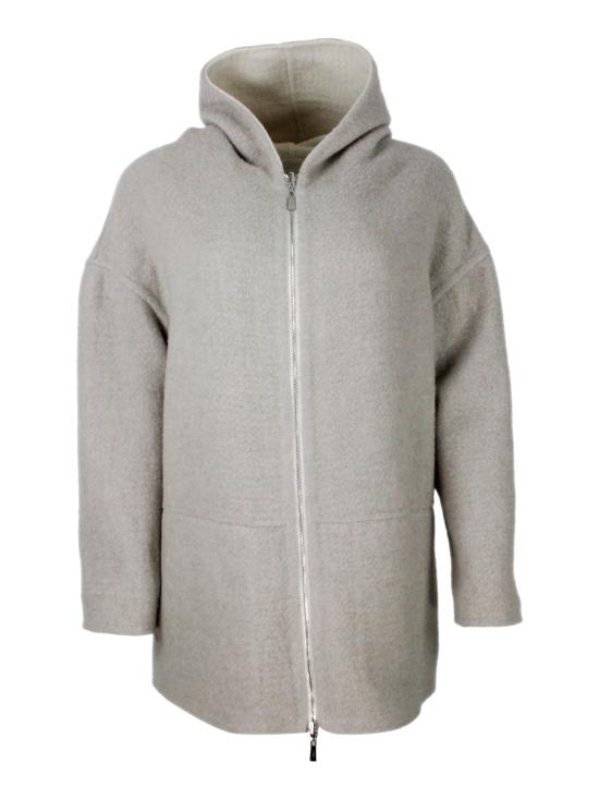 25FW 말로 코트 DR6109TOU07 EN077 Panna grigio - MALO