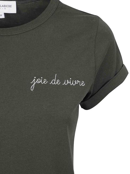  메종 라비쉬 반팔 티셔츠 POITOUJOIEDEVIVREARMYGREEN Dark Green - MAISON LABICHE