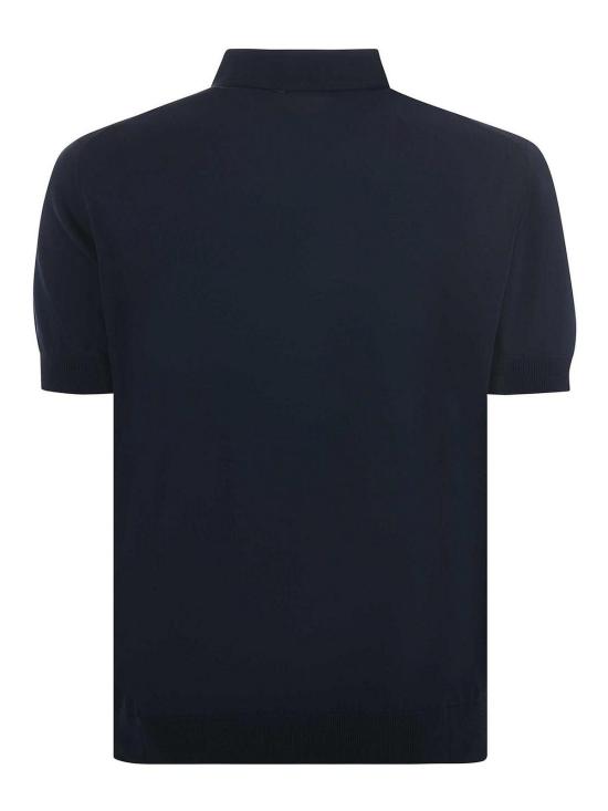 26SS 필리포 드 로렌티스 폴로 티셔츠 PL1MCPARCR14R890 Blue - FILIPPO DE LAURENTIIS