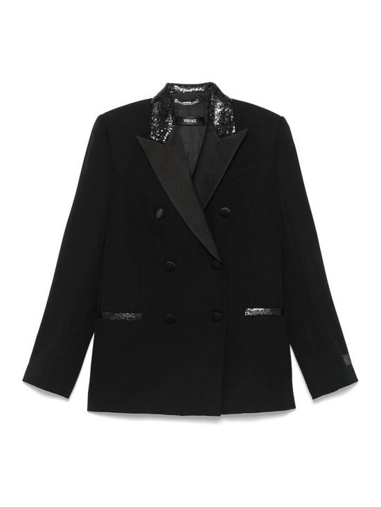  베르사체 미디 스커트 1A1459210201161B000 Black