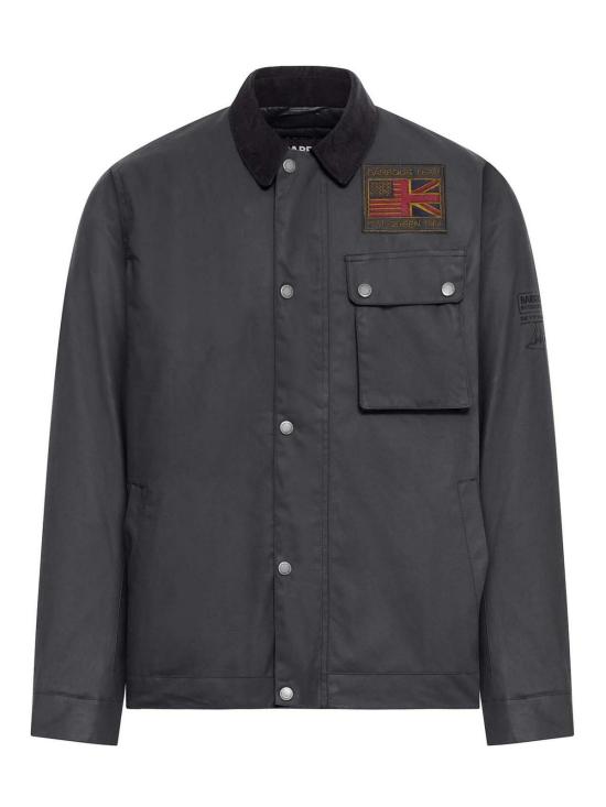 26FW 바버 인터네셔널 워커스 왁스 자켓 MWX1853BK51 Black