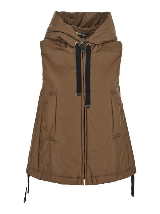 25FW 막스마라 더 큐브 그린고 발수 조끼 패딩 GREENGO025051 Brown