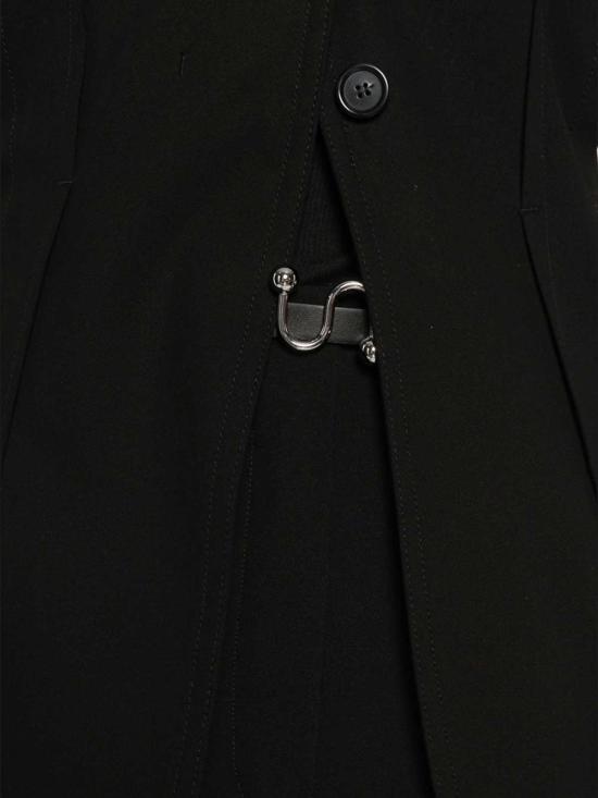  스포트막스 스트레이트 팬츠 TEXAS117001 Black - SPORTMAX