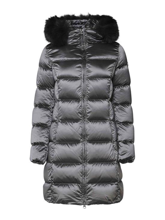  콜마르 인조 퍼 롱 다운 자켓  2221E2YO506 Grey