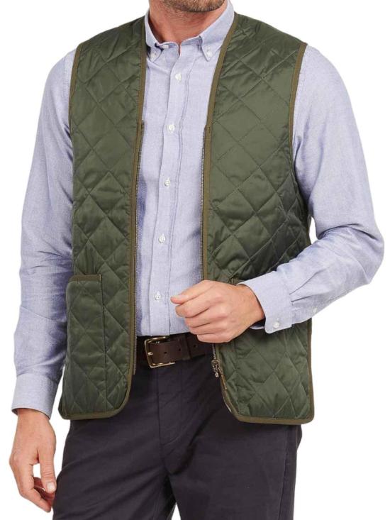  바버 퀼티드 집 라이너 MLI0001GN91 Green - BARBOUR