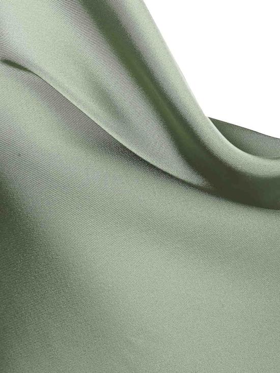 26SS 노마카말리 미디 스커트 ST1253CBP19835 Green - NORMA KAMALI