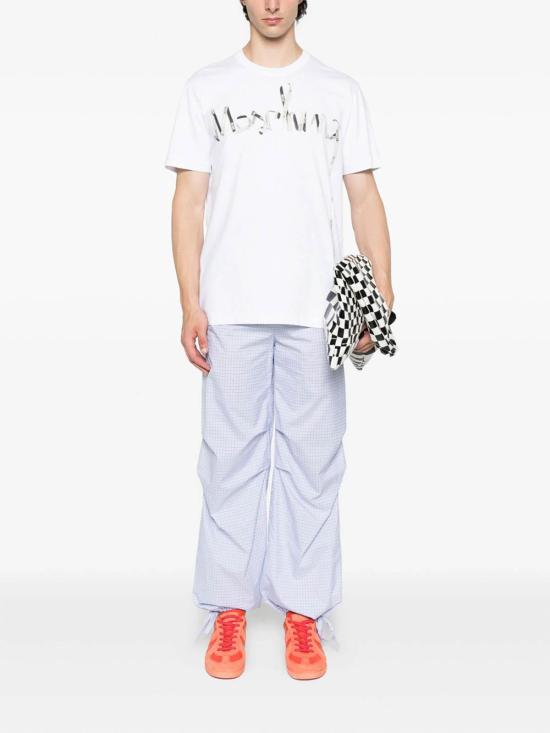  모스키노 반팔 티셔츠 524107091001 White - MOSCHINO