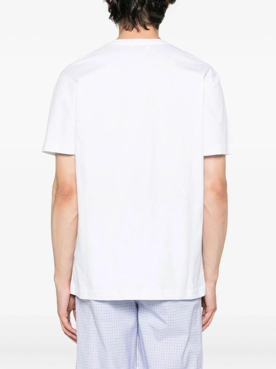  모스키노 반팔 티셔츠 524107091001 White - MOSCHINO