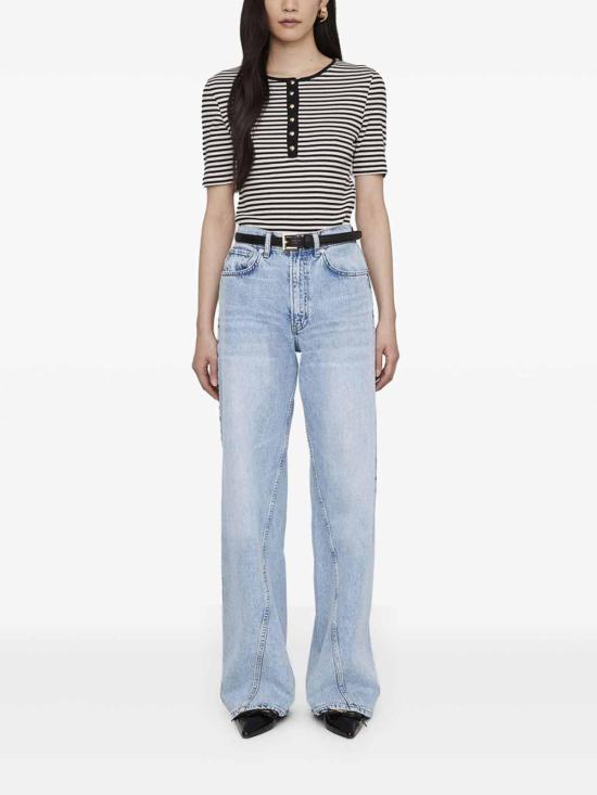  애니빙 반팔 티셔츠 A0810315MTL2 Black - ANINE BING